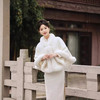 冬款加绒加厚披肩斗篷，复合蕾丝加绒气质女旗袍SJT411 商品缩略图0