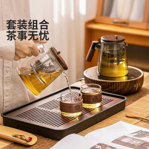 摩登主妇中式玻璃茶壶耐高温煮茶泡茶器具2025新款茶具套装小水壶 商品图4