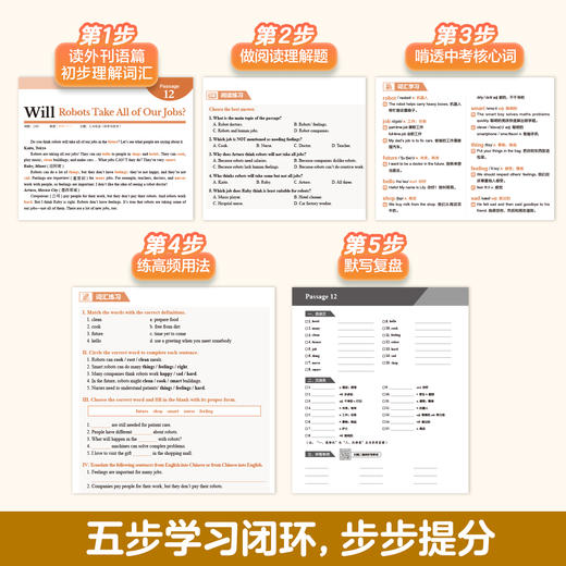 SSP华东理工60篇外刊阅读搞定中考、小学、小托福、KET、PET必备核心词 商品图9