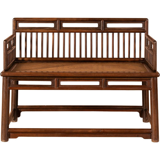 清	红木直棂二人椅 商品图5