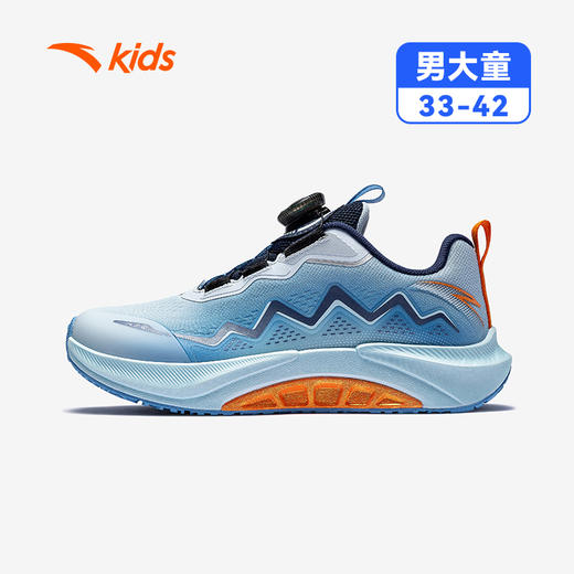 安踏足弓|童鞋男大童跑鞋2025秋冬季新款儿童跑步运动鞋旋钮鞋子312545530R 商品图0
