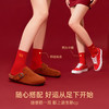 C2-【步步生好运】【10A抑菌不臭脚】润微本命年袜子女士纯棉红色秋冬中筒袜结婚新年红袜舒适   红运常在 商品缩略图3