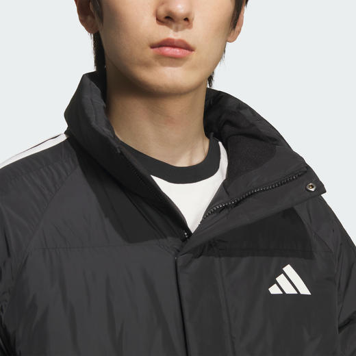 Adidas阿迪达斯男子 STRIPES LIGHTWEIGHT DOWN JACKET 拒水防风保暖运动休闲鸭绒羽绒服 商品图4