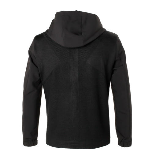 Marco Azzali 黑色针织夹克 JJ55169B2 商品图1