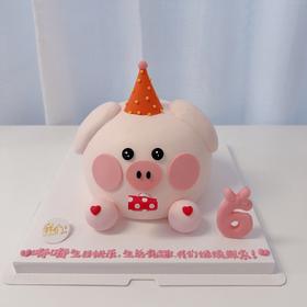 立体小动物吹吹乐(颜色随机)可爱卡通蛋糕-低糖处理无添加