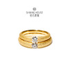 【钻石情侣戒】钻石世家 
 小金钻系列 足金镶钻情侣戒指  金钻光芒交织 让爱一生闪耀【黄金产品不支持无理由退换货】预计3-5天发货 商品缩略图1