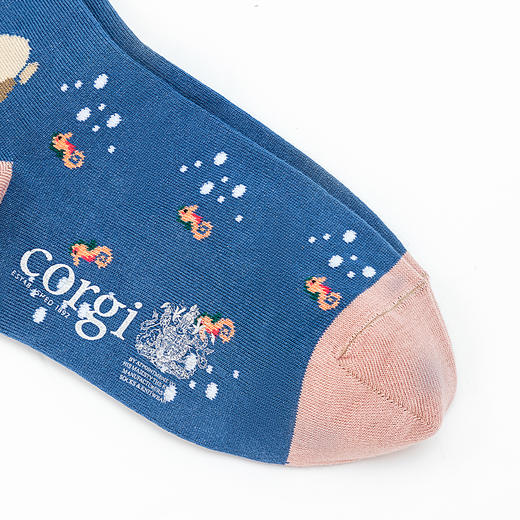 CORGI 英国进口 女款卡通美人鱼印花中筒袜 商品图1