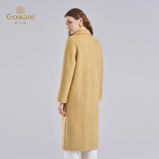 【100%绵羊毛】乔万尼新款秋冬韩系大衣中长款毛呢外套EF4A229 商品图4