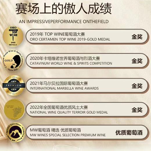 疯抢中！！【买6瓶即送手提礼盒+海马刀】【西班牙原瓶进口】澳菲澜蒂半甜白葡萄酒 荣获5大国际金奖 12.5%vol 750ml/瓶 商品图2