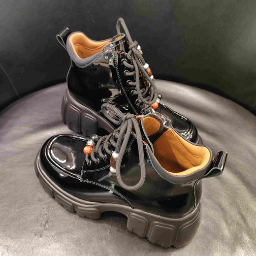 LFGJX0411凌介女鞋 时尚百搭小短靴 商品图5