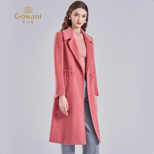 【100%绵羊毛】乔万尼新品大衣收腰保暖EI4A555 商品图1