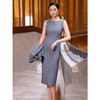 YBY 533H86毛呢小香风连衣裙高级感羊毛背心裙两件套 商品缩略图2