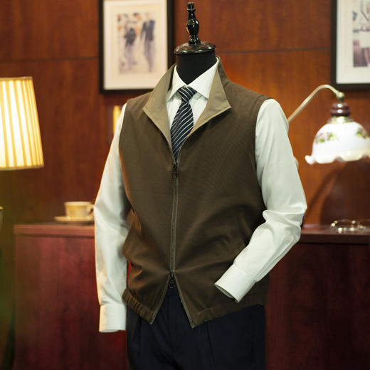 新款男士混纺双面马甲 商品图2