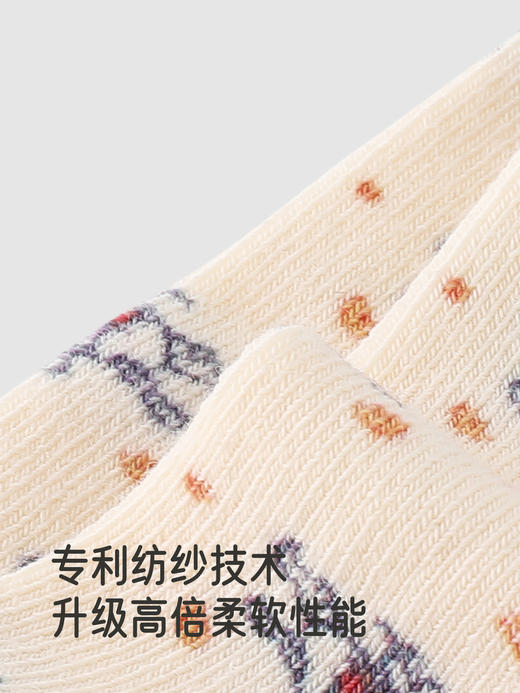 英氏婴儿袜子赛柔丝7A抗菌男女儿童喜庆新年红色新款YIWCJ0R161A 商品图1