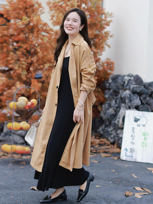 一姐私服  重磅麂皮绒风衣 把高级感和松弛感焊在身上 商品图3