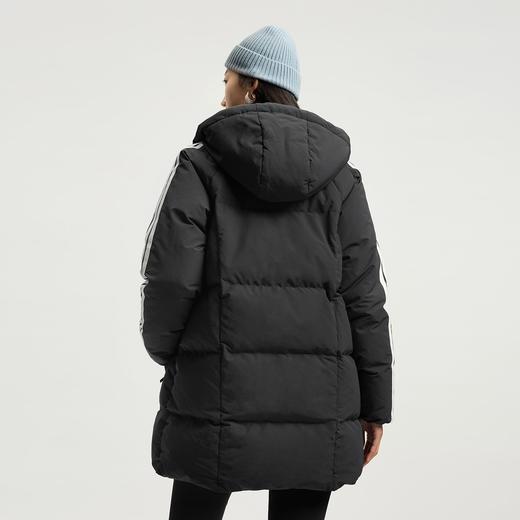 Adidas阿迪达斯MID LENGTH DOWN JACKET 女子中长款三条纹羽绒服600蓬鸭绒KC2486 商品图1