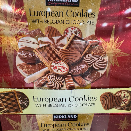 美国🇺🇸特价折扣340元🉐🉐直邮包税！Kirkland 多口味欧式比利时巧克力曲奇饼干礼盒。1.4公斤😋没有看错是 公斤 商品图7