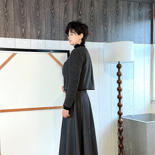 ST.SANLI【成衣系列】时尚 小香风立体剪裁工艺上衣GA124A08 商品图1