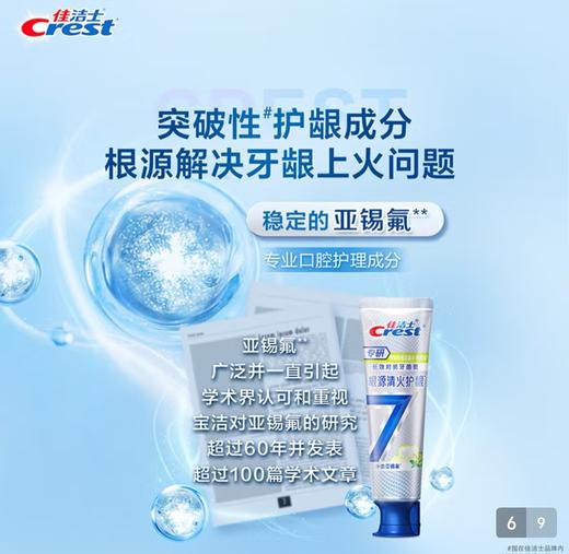 佳洁士专研根源清火护龈牙膏120g 商品图1