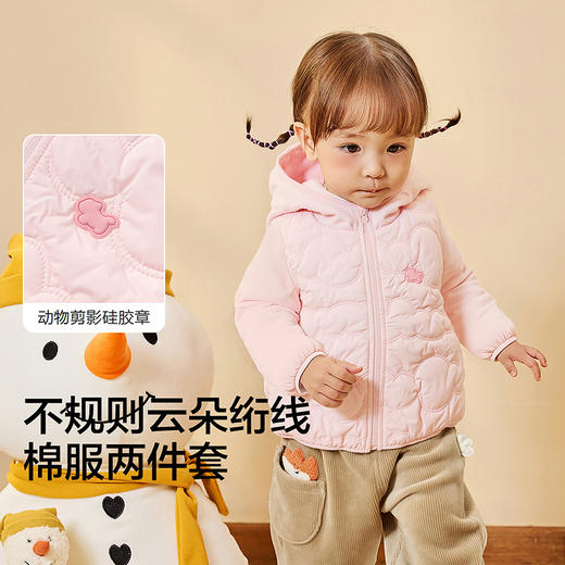 【商场同款】巴拉巴拉童装儿童棉服两件套男童女童冬装2025新外套 商品图3