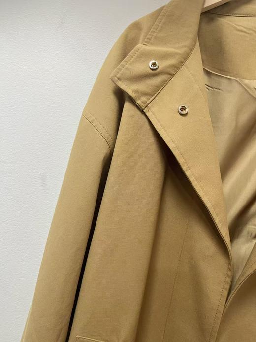 双十一特卖！！粉第简约中长风衣外套-喜出 商品图2