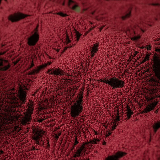 【林栖设计小店】（现货）镂空毛织马夹多色优雅百搭肌理感2025秋冬新款无袖上衣女G1954258 商品图6