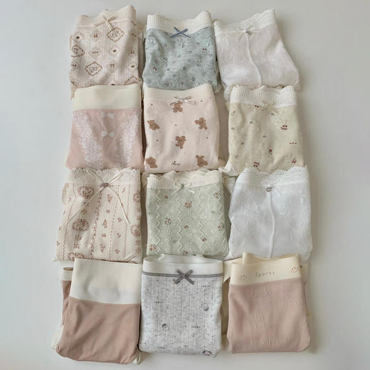 送手提袋~  10枚盲袋内裤秋冬款女舒适中高腰三角裤 不挑款随机发 商品图1