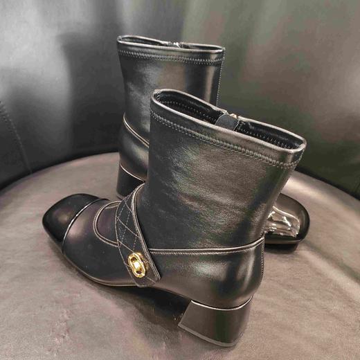 LFGJ凌介女鞋 时尚百搭小短靴 商品图5