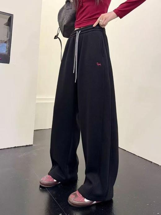 🔥品质爆款【休闲裤】8866秋冬加绒狗狗刺绣休闲裤-喜出 商品图4