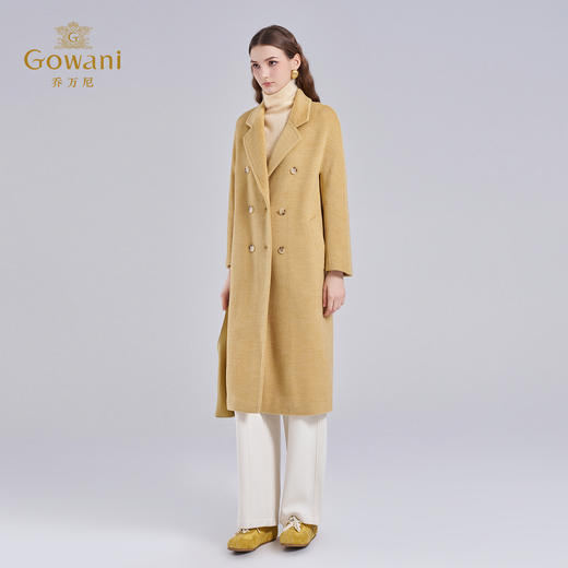 【100%绵羊毛】乔万尼新款秋冬韩系大衣中长款毛呢外套EF4A229 商品图3