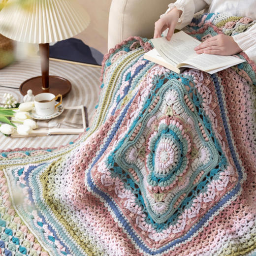 苏苏姐家传家宝慕斯抱枕毯手工diy钩针编织羊毛线团自制材料包 商品图2