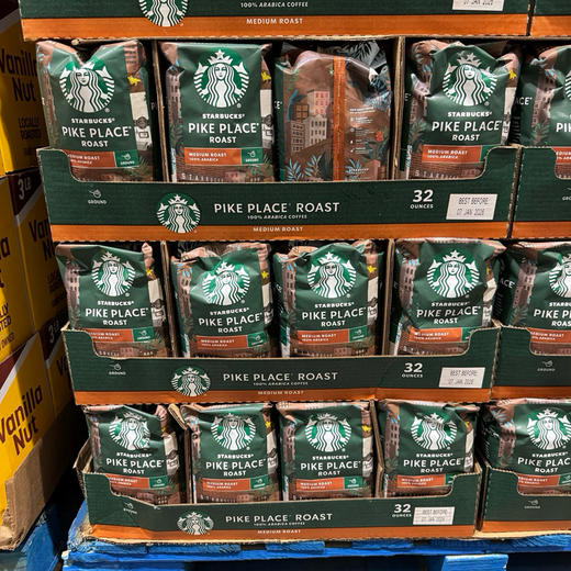 Starbucks 经典精选100%优质阿拉比卡咖啡豆研磨咖啡粉，沉醉于派克市场烘焙咖啡的醇香世界，让每一杯咖啡都成为清晨的完美仪式。中度烘焙 商品图8