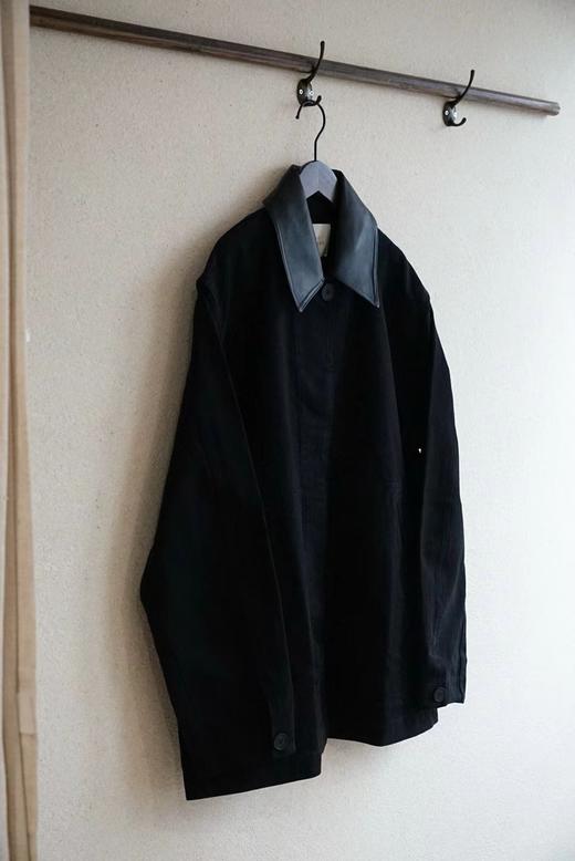 Studio nicholson皮领口袋工装夹克 商品图10
