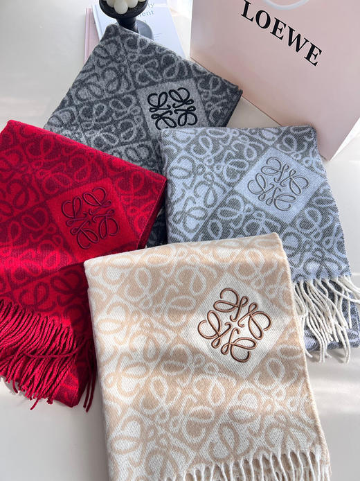 送礼袋！罗意+！巴塞罗那橱窗定制款！混纺围巾围脖女秋冬 商品图5