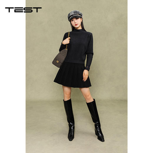 冬上新显高显瘦半身裙时尚A字时尚减龄摆裙3254049 商品图3