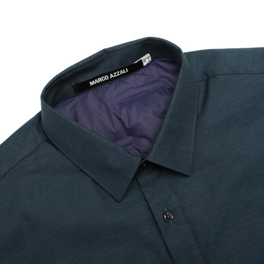 Marco Azzali 蓝绿色羽绒长袖衬衫 CC55698D1 商品图2