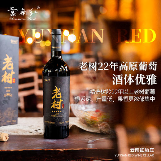 云南红酒庄2018年金奖5星典藏干红13度750ml弥勒酒庄 商品图2
