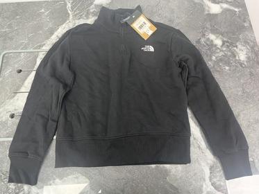 瑕疵THE NORTH FACE/北面 女士棉混纺微弹保暖立领半拉链卫衣