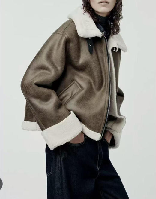 纯元！ Z品单！ Z家皮毛一体羊羔毛厚外套！ 商品图0