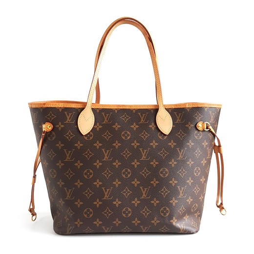 【95新】LV路易威登M41178中号老花NF玫红内里Neverfull购物袋单肩包女士301025NJS08 商品图4