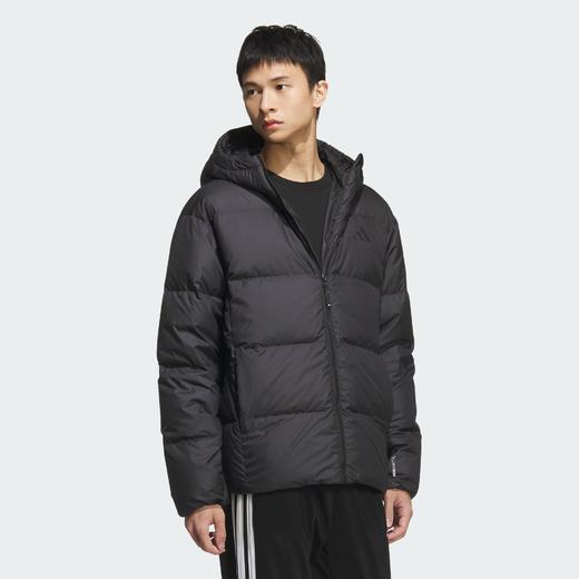 Adidas阿迪达斯BASIC DOWN JACKET 男子拒水防风保暖连帽600蓬鸭绒羽绒服KC2478 商品图6