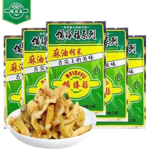 备得福 麻油榨菜丝 70g/袋 商品图0