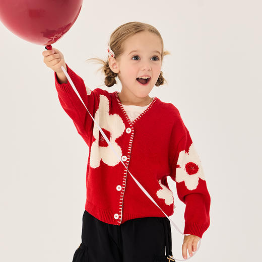 Cucutas女幼童线衫CY25WIW643中国红90#-130# 商品图8