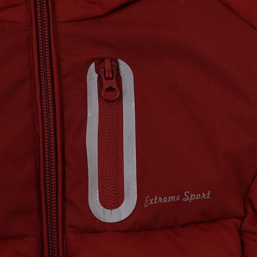 棉果果冬季新品男童女童红色涤丝纺羽绒保暖加厚短款羽绒服M502102925611 商品图2