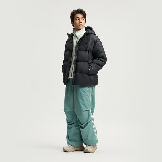 Adidas阿迪达斯BASIC DOWN JACKET 男子拒水防风保暖连帽600蓬鸭绒羽绒服KC2478 商品图2