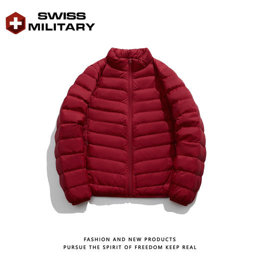 优选丨瑞士军工SWISS MILITARY轻薄羽绒服女 白鸭绒秋冬季连帽＆立领短款外套上衣 商品图12