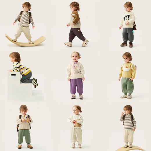 【保暖抑菌】迷你巴拉男女童裤子2025冬新品发热加绒宝宝长裤 商品图4