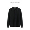 PLUS CRASH纹理感全棉老钱风POLO领毛衣百搭休闲慵懒风翻领针织衫 商品缩略图4