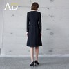 AD2024秋季新款格雷系修身通勤西装连衣裙a字裙女御姐范职业裙子 商品缩略图4