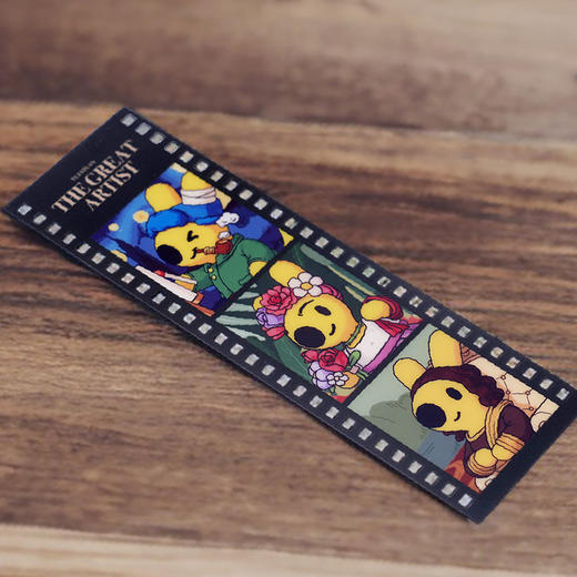 团团大艺术家系列胶片书签 商品图1